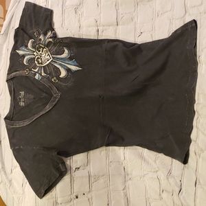 Sinful V neck womens t-shirt